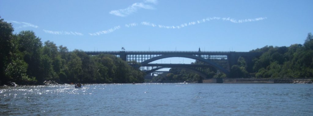 High, Washington, and Hamilton Bridges.