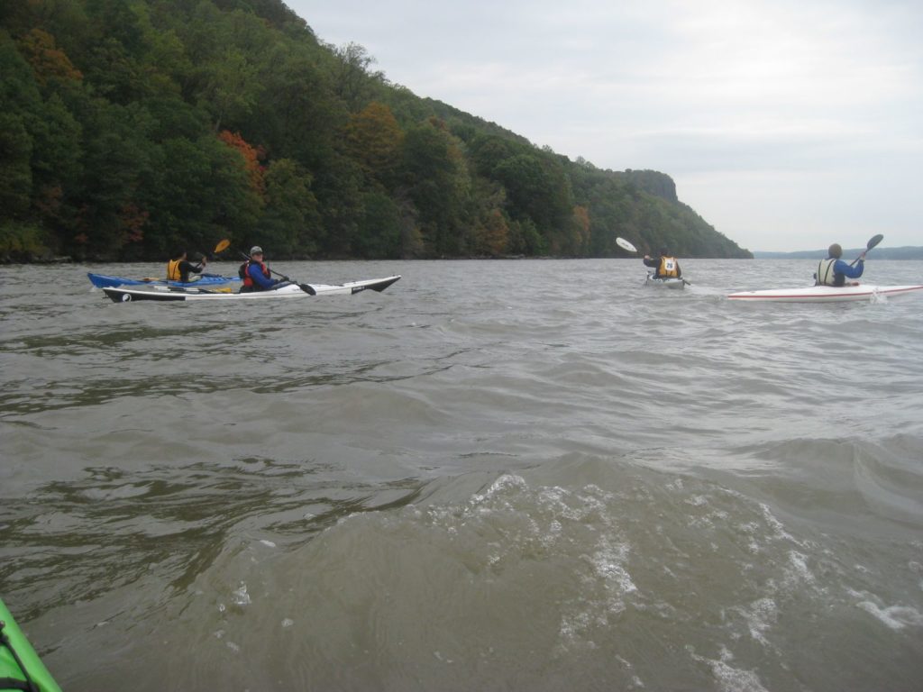 North along the Palisades.