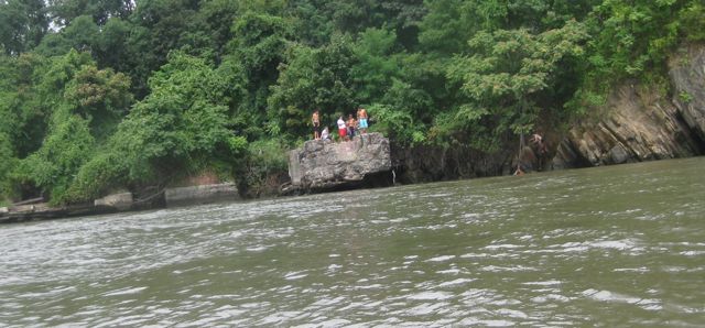 Boys Jumping.