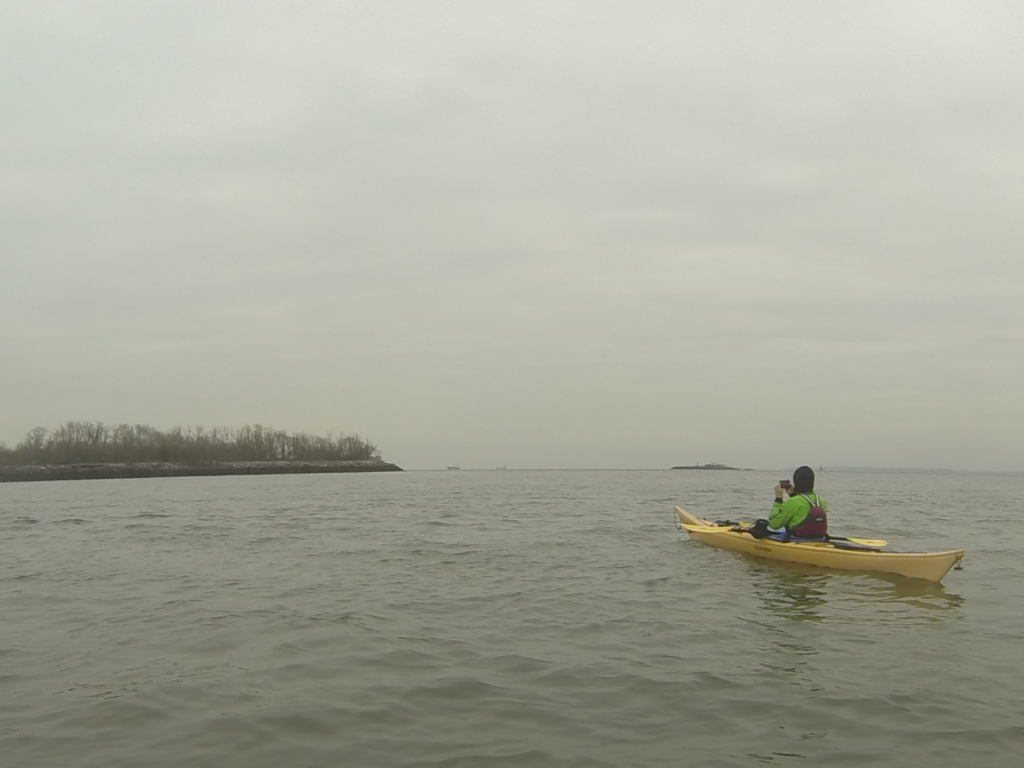 Approaching Hoffman Island.