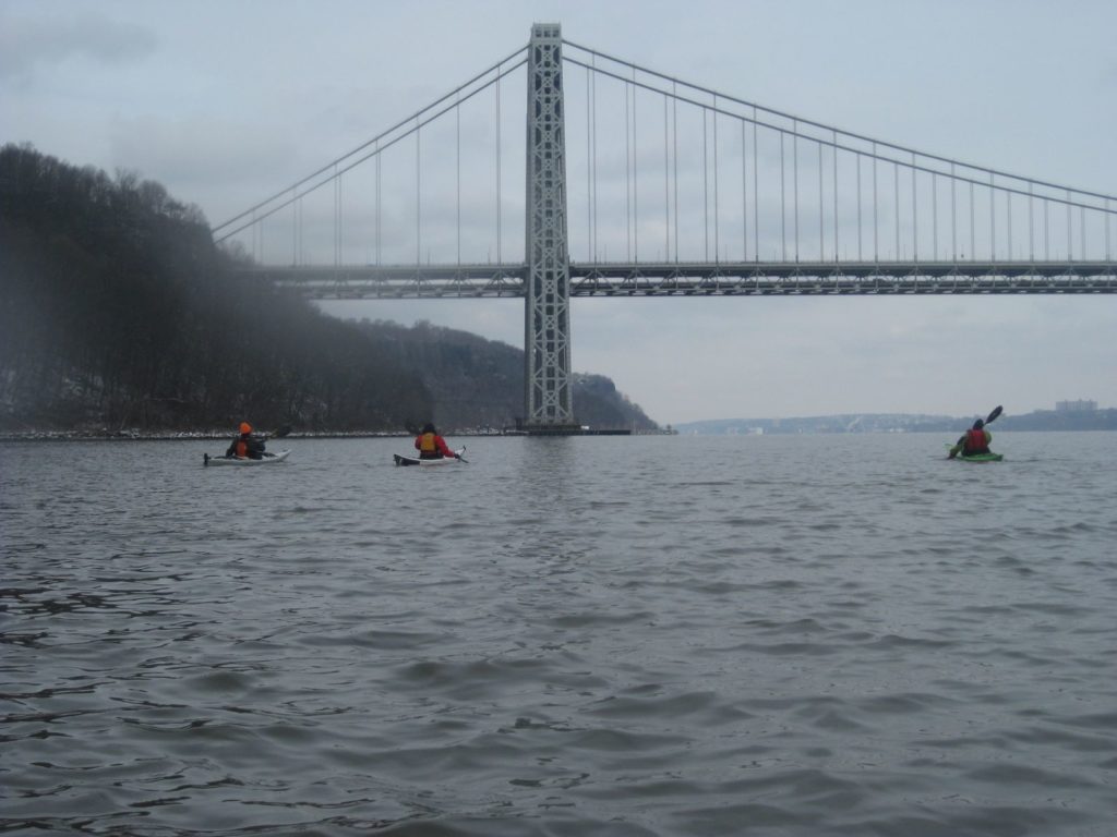 Approaching the Great Grey Bridge.