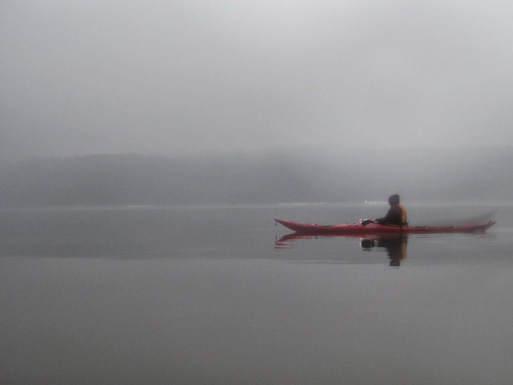 Kayaking on Glass.