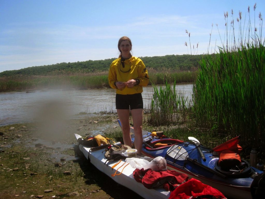 Kayak Cowgirl, Piermont.