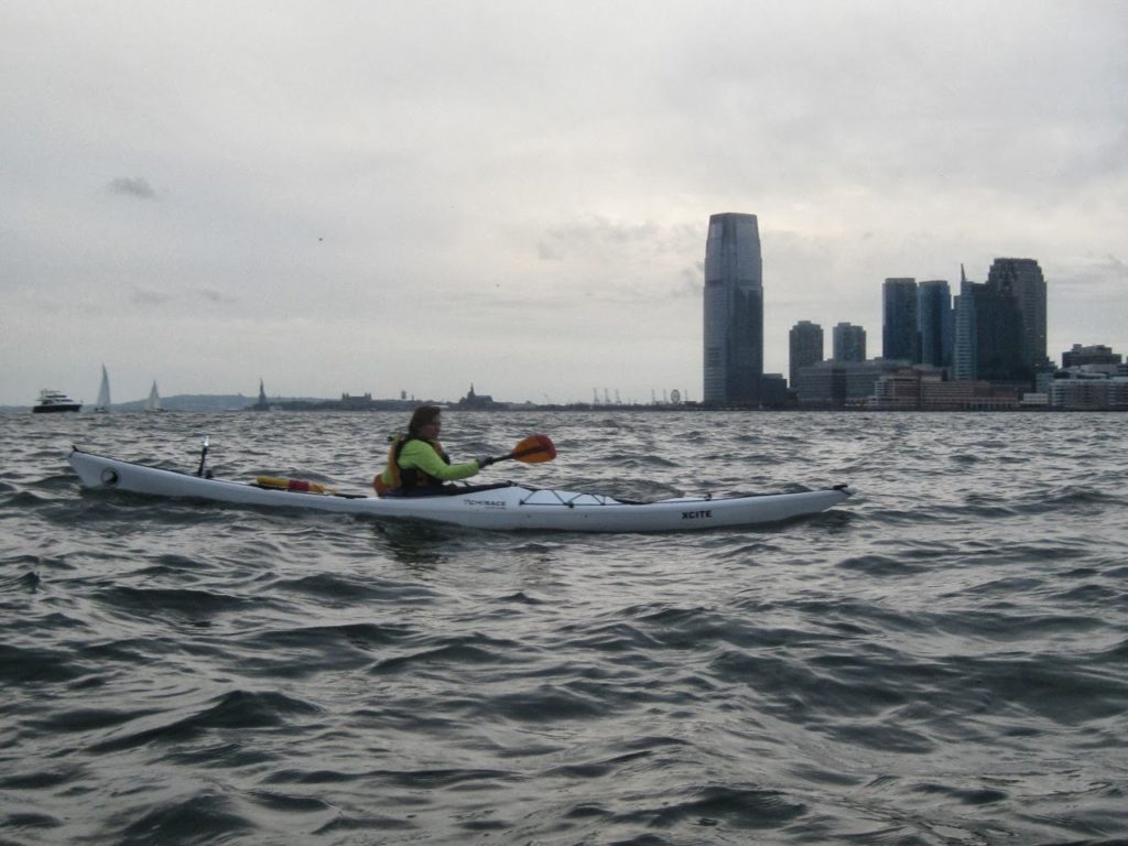 Crossing the Hudson.