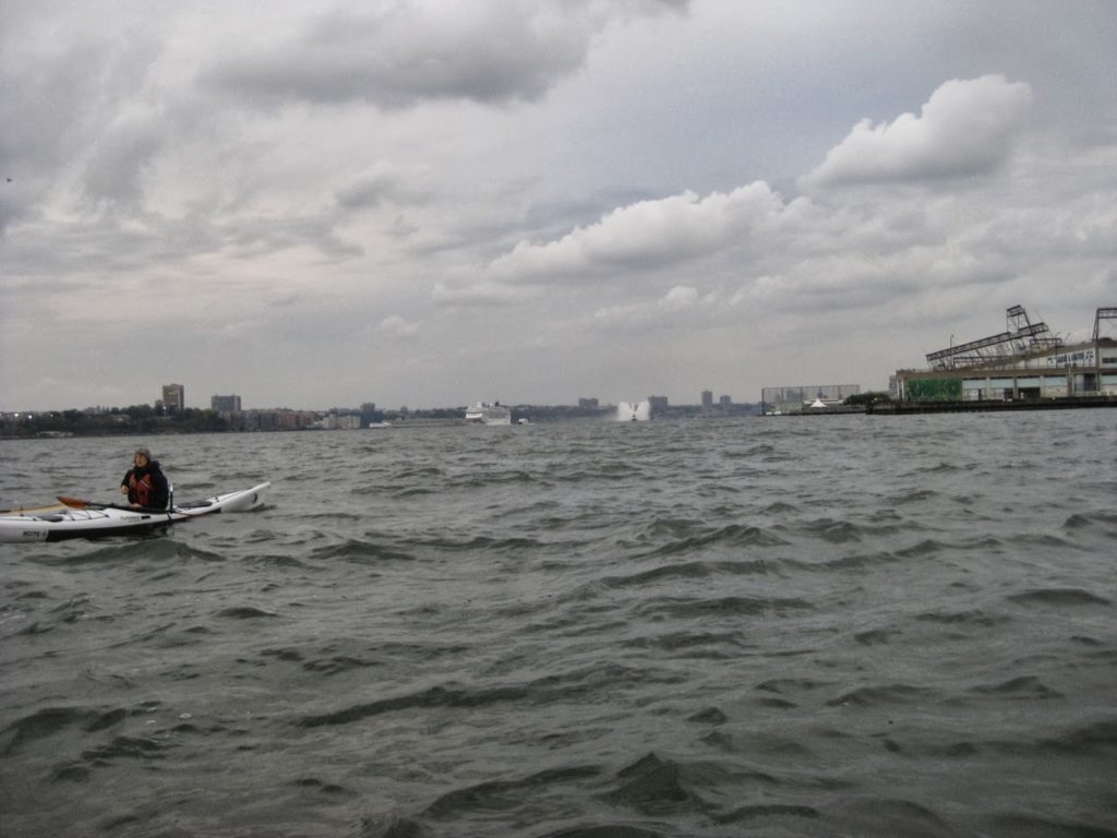 Leaving Pier 40.