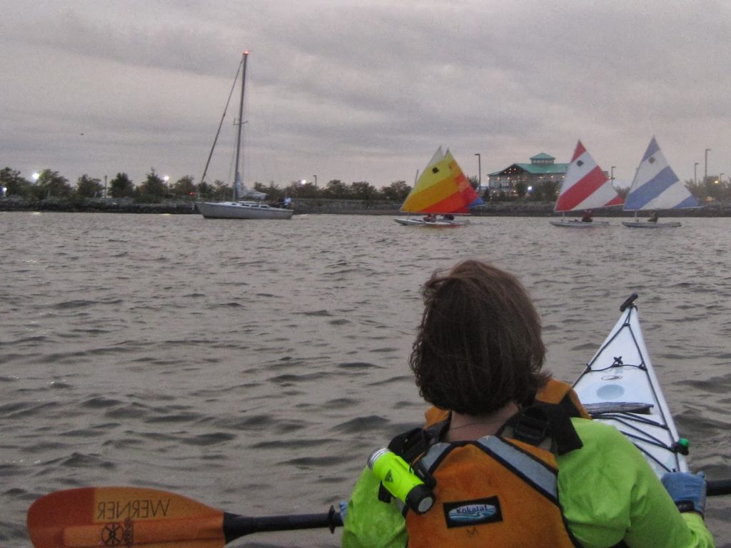 Approaching Liberty Marina.