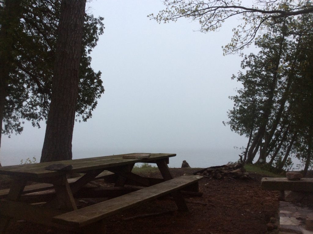 Fog at Law Island.