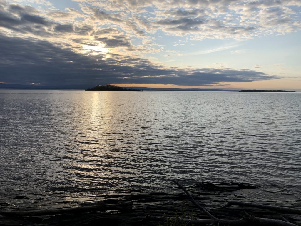 Looking North from Law Island.