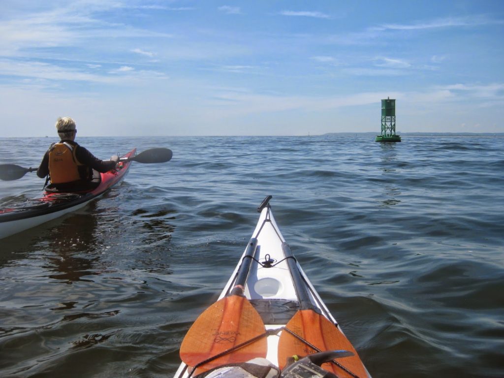 Approaching a Buoy.