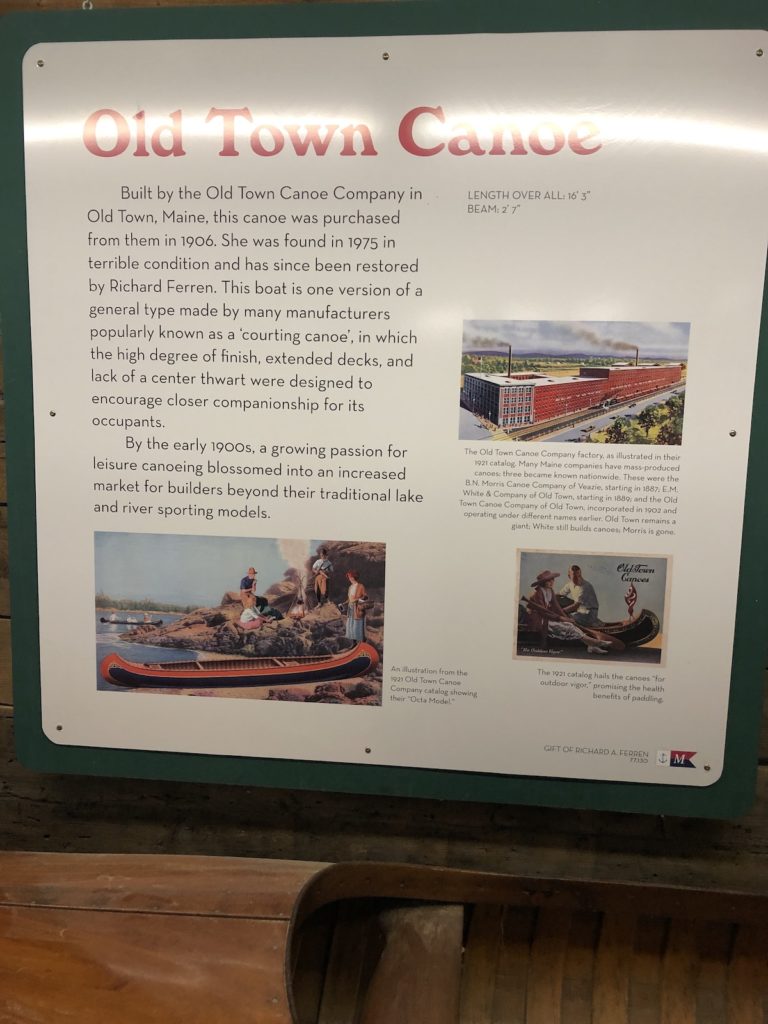 Old Town Canoe Text