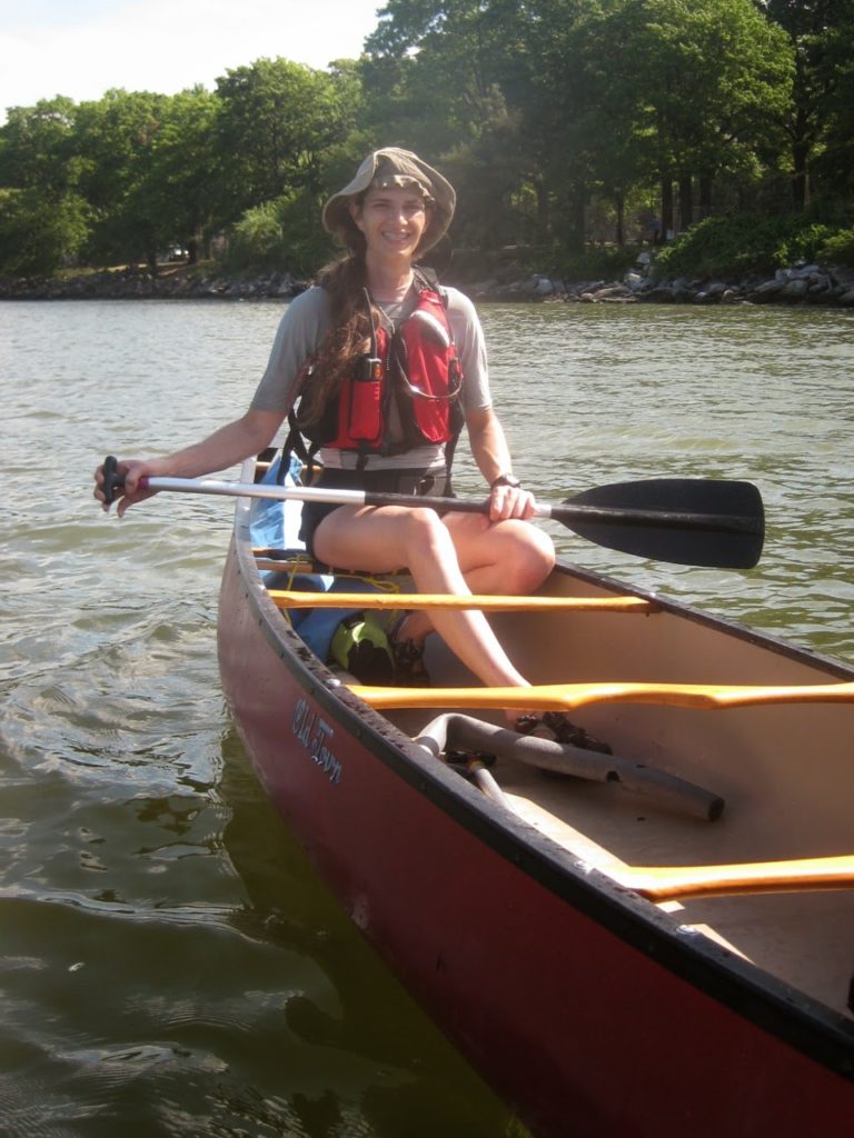 Canoe on Hudson.