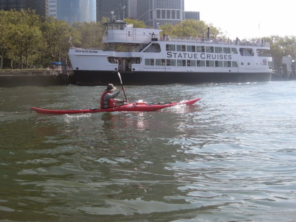 Passing Statue Cruises