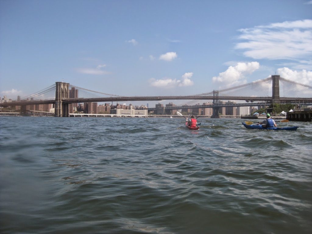 Approaching Brooklyn Bridge