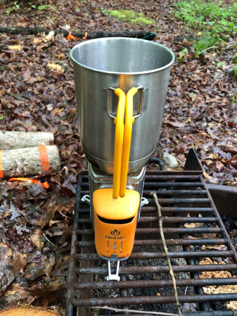 Biolite Stove in Action