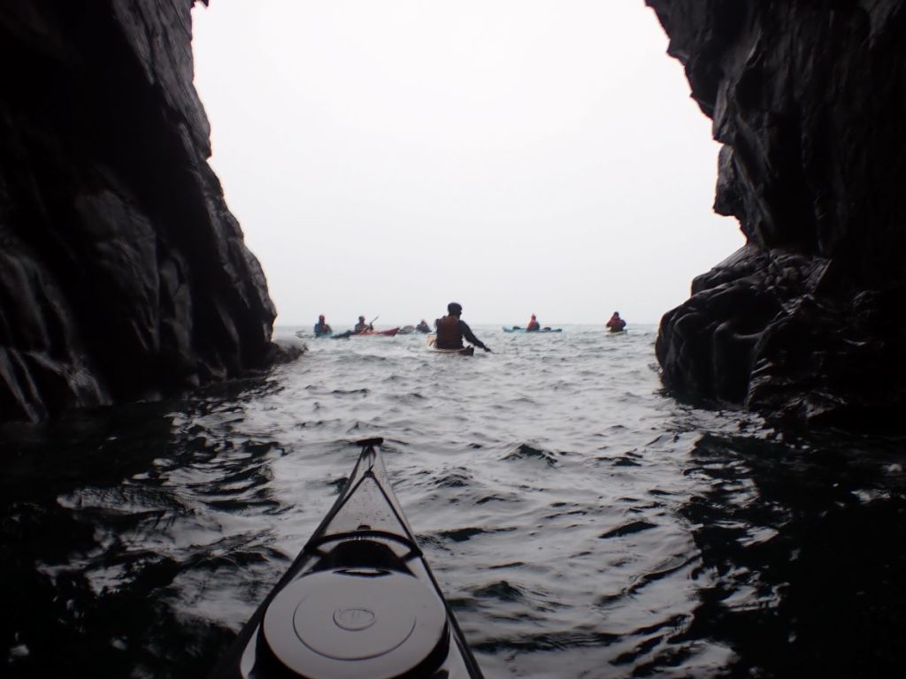 From within a cave, Pembrokeshire, Wales, March 2023