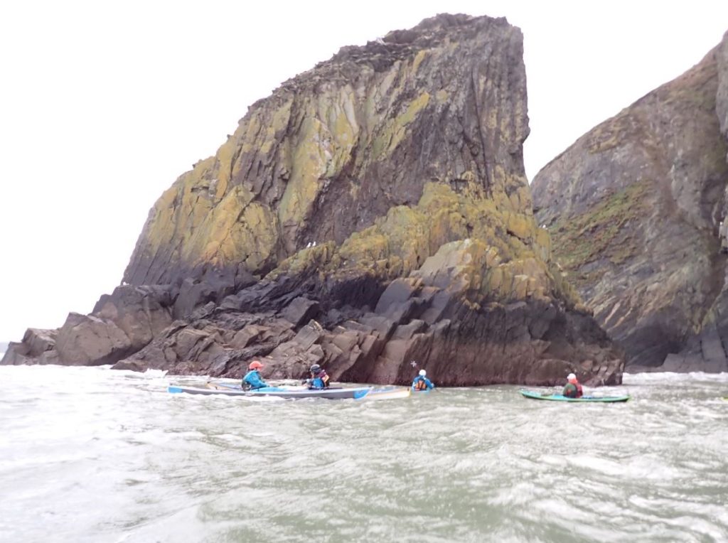 Big day. Lunch on the water, Pembrokeshire, Wales, March 2023