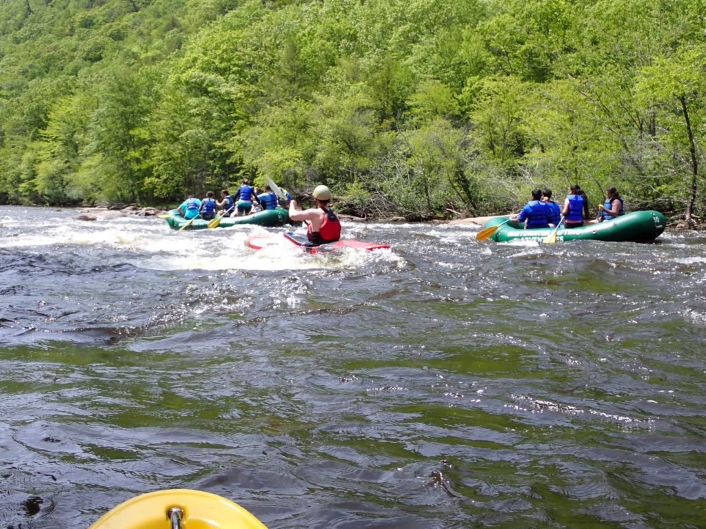 Rafts on the Lehigh.